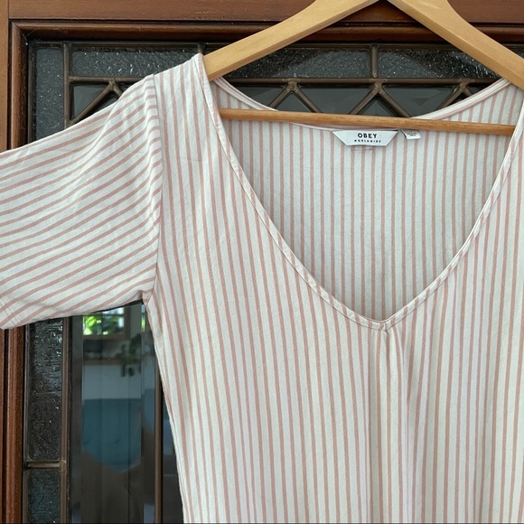 Obey Striped Bodysuit - Picture 2 of 6